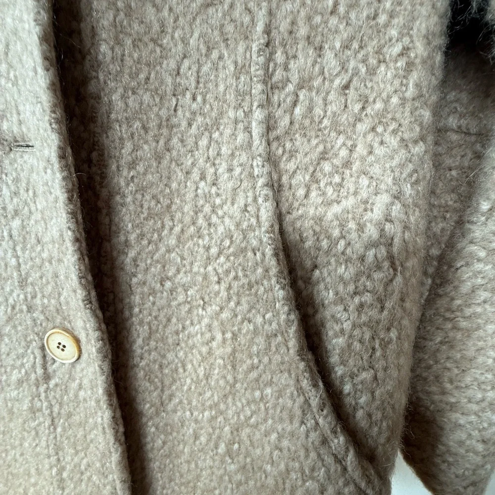 Philosophy di Lorenzo Serafini Tan Virgin Wool Coat - Small - Picture 3 of 7